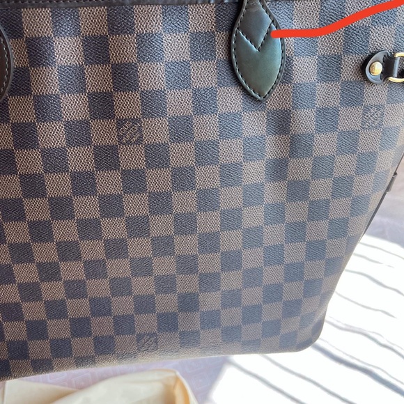 Louis Vuitton never full MM pre owned good condition - Picture 10 of 11